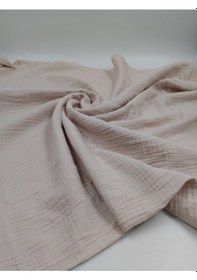 Resim Lüks Müslin Kumaş Bej 1 