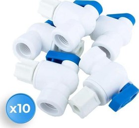 Resim Su Arıtma Cihazı Depo Tankı Musluğu 10 Adet 