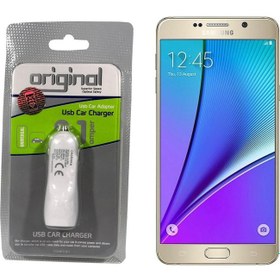 Resim Case Man Samsung Galaxy Note 5 Araç Şarj Cihazı Hızlı Şarj Özellikli Adaptör 