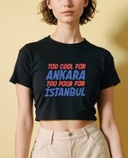 Resim Too cool Crop Tişört 