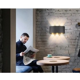 Resim Ct-8011 10watt Haiti Siyah Kasa Aplik Günışığı Siyah 