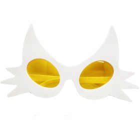 Resim artlab Art Beyaz Renk Bıyık Tasarımlı Kedi Parti Gözlüğü 19X11 Cm Lab 