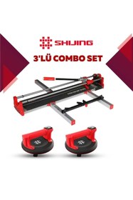 Resim SHİJİNG TOOLS Manuel Kesici ve Dijital Vantuz 3'lü Pro Set 