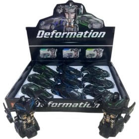 Resim Kiddico Toys Kutuda 9'lu Robot Olan Araba (1 Adet) 