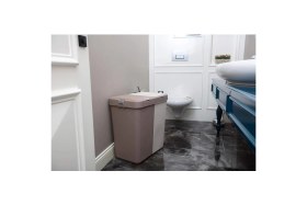 Resim Özgürce Pratik Çok Amaçlı Çift Bölmeli Kirli Çamaşır Sepeti 80 Litre 