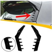 Resim Volkswagen Aksesuar Golf 8 Uyumlu Spoiler Çıtası İthal PianoBlack 