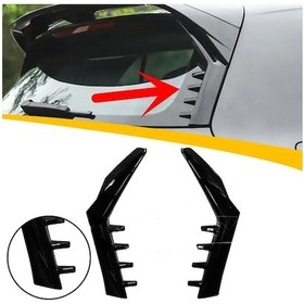Resim Volkswagen Aksesuar Golf 8 Uyumlu Spoiler Çıtası İthal PianoBlack 
