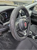 Resim Siyah Pullu Prenseslere Özel Geçmeli Direksiyon Kılıfı A Kalite Siyah 