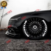 Resim bombtire Beyaz Michelin 3d Lastik Yazısı 2.5 Cm Orijinal Ürün 4 Adet 