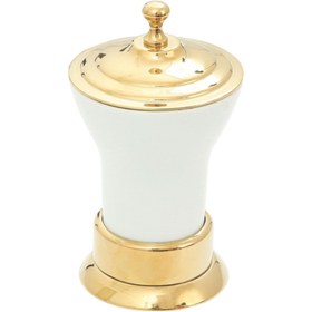 Resim Ottoman Setüstü Pamukluk Porselen 7140 - PVD Gold 