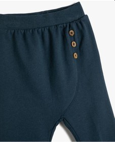 Resim Koton Erkek Bebek Jogger Eşofman Altı Düğme Detaylı Beli Lastikli Pamuklu 001 