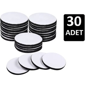 Resim MUBX Halı Kilim Koltuk Örtüsü Sabitleyici Cırt 30 Adet Kaydırmaz Kendinden Yapışkanlı Cırt 