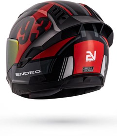 Resim ENDRO Twister Route 93 Siyah-Kırmızı 