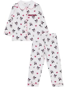 Resim Kuromi 10-13 Yaş Pijama Takımı - Ekru - Ekru / 11-12 Yaş 