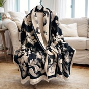 Resim Yazdır Akrilik Eşarp - Kadınlar için Yumuşak, Sıcak ve Şık Kışlık Sarma - Makinede Yıkanabilir, Hafif ve Günlük Geziler için Çok Yönlü, Kışlık Atkı 