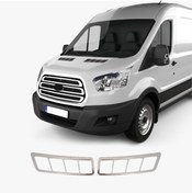 Resim ServetDizaynOto Ford Transit 2014 Ve Üzeri Krom Kaput Havalandırma Paslanmaz Çelik 