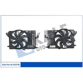 Resim KALE OTO Radyatör 353730 Fan Motoru Komple Ford: Fiesta 1.4 70Ps 08- Fiesta 1.6 TDCI 08-Bmax 1.5 TDCI 12-Fiesta 1.6 TDCI 13- 