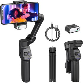 Resim XCORE Akıllı Telefon Görüntü Sabitleyici Gimbal L9 Lite + Manyetik Yapay Zeka AI Takip Modülü 