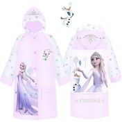 Resim Fastbuy Tcherci Disney Çizgi Film Baskılı Çocuk Yağmurluğu - Koyu Mor Çok Renkli Çok Renkli 