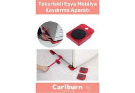 Resim Carlburn Özel Üretim Abs Plastik Tekerlekli Basit Ağır Beyaz Eşya Mobilya Kaydırma Aleti Aparatı Krikolu Set 
