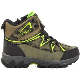 Resim Aspor Haki Yeşil Kamuflaj Çocuk Trekking Ve Outdoor Bot Çok Renkli 