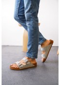 Resim Arizona Günlük Ortopedik Unisex Çift Tokalı Terlik Buz 