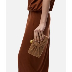 Resim İpekyol Düğüm Efektli Uzun Zincir Askılı Clutch IS1260121002023 