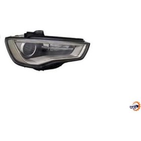 Resim Audı A3 Ön Far Elektrık Motorlu Siyah Ledli Xenon Tip Sağ.13-16 8v0941044c 