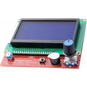 Resim RepRap Ramps 1.4 Uyumlu 128x64 Grafik GLCD Ekran Kiti - Full Graphic Smart 