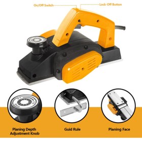 Resim Millian Italian Technology Çift Bıçaklı 2800 W Planya Rende Makinesi Magnezyum Gövde 82 Mm 