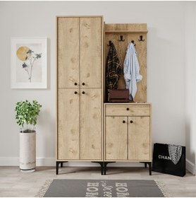 Resim VENATTO Paris Portmanto/vestiyer/ayakkabılık ( %100mdf) 