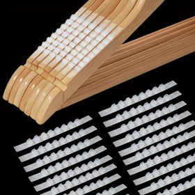 Resim Şeffaf Kaymaz Askı Sapı - Ahşap ve Plastik Askılar için Yapışkan Şerit 