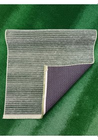 Resim Cool Kilim 402 Yeşil Yeni Koleksiyon Hav Vermez Kaymaz Yıkanabilir Halı Modern Tek Renk Tozumaz Yeşil 