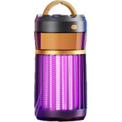 Resim Ipoearthu 3'ü 1 Arada Sivrisinek Öldürücü Lamba Kamp Aydınlatması Dış Mekan Ev Gece Lambası USB Girişli Elektrik Şoku Sivrisinek Öldürücü Lamba B (Yurt Dışından) 