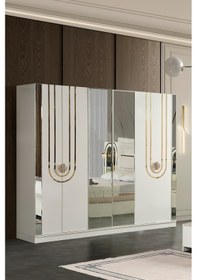 Resim Safir Yatak Odası Takımı Gardırop Bej 