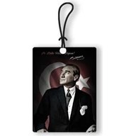 Resim Atatürk 2 Ahşap Oto Dikiz Ayna Süsü 