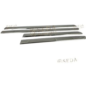 Resim Peugeot 407 Sd/sw/coupe 2004 2010 Yan Kapı Çıtası 4 Prç. P. Çel 