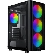 Resim Gamebooster 600W Castle A651B Gamıng Mıd-Tower Pc Kasası 