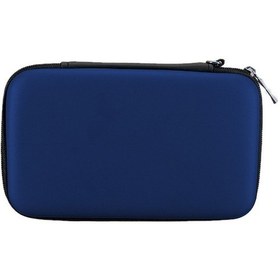 Resim Yeni 3ds Xl Ll Cilt Kol Çantası Kılıfı İçin Eva Sert Taşıma Çantası Kapağı Koyu Mavi 