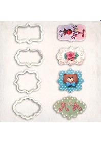 Resim Çerçerve Kurabiye Kalıbı 4'lü Set 