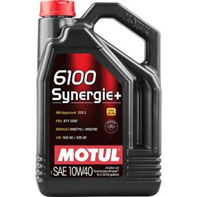 Resim Motul 6100 Synergie+ 10W-40 5 Litre Motor Yağı ( Üretim Tarihi: 2022 ) 