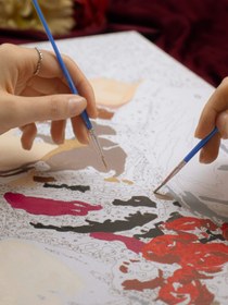 Resim Sayılarla Boyama Seti - Laleler - 60x75 