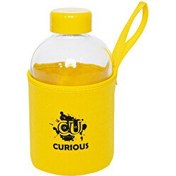 Resim Biggdesign Moods Up Curious Neopren Sarı Kılıflı 600 ML Cam Matara 