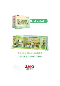 Resim Jaki Nanci Serisi Mutfak 263 Parça Oyuncak Yapım Seti -ffjkhk135 