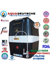 Resim Aqua Deutsche Pompalı 12 Litre 7 Filtre 14 Aşama Su Arıtma Cihazı 