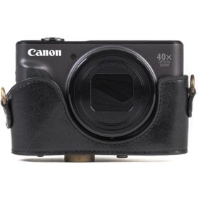 Resim MegaGear Canon SX730 HS, 740 HS Hakiki Deri Kamera Çantası 