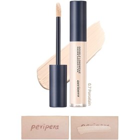 Resim Hafif Yapılı Gün Boyu Yüksek Kapatıcı Perıpera Double Longwear Cover Concealer 0.7 Porcelain 07 