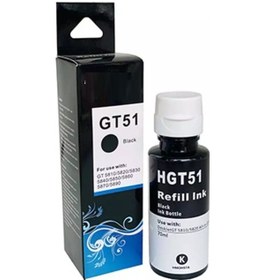Resim Gt51 X4e40ae Siyah Şişeli Mürekkep 90ml Hp uyumlu 