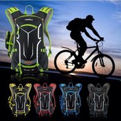 Resim Diğer 18l Su Geçirmez Nefes Alabilir Bisiklet Sırt Çantası - Hafif Dayanıklı Outdoor Spor Çantası Yağmurluk Kılıflı Kırmızı Kırmızı 