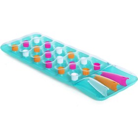 Resim Bestway Bardaklı Yastıklı Deniz Yatağı 188x71 cm Mavi 